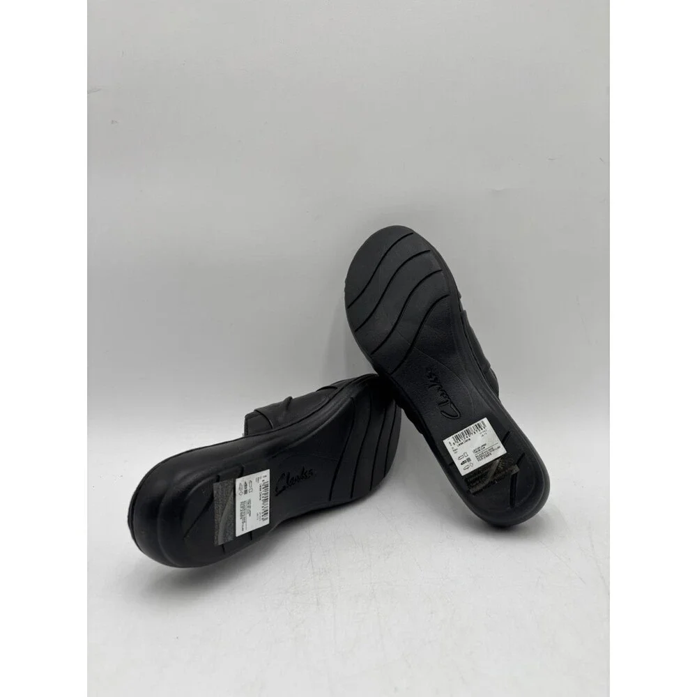 Clarks LEISA DEINA 26101784 Women's NEW Slip-On Clogs Black US Size 7 N